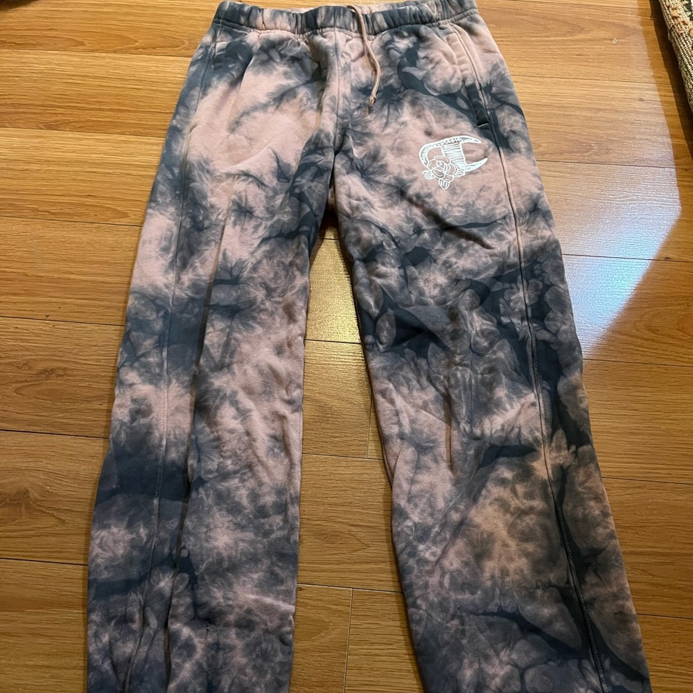 Like New Tie Dyed Champion Sweatpants